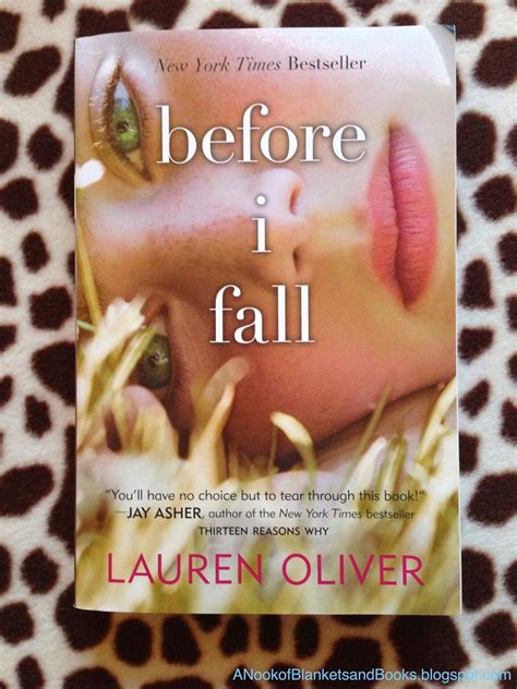 A Nook of Blankets & Books: Before I Fall: A Book Review