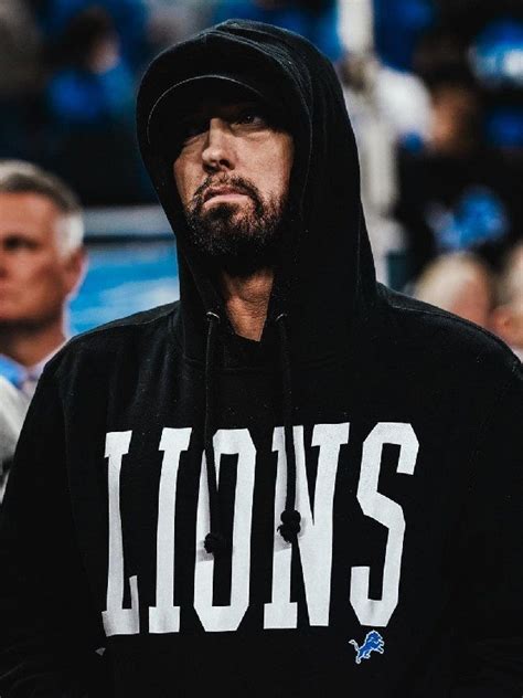 Eminem Detroit Lions Black Hoodie - Jacket Hub