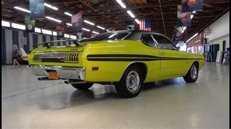 1971 Dodge Demon with a 340 CI Engine & 4 Speed in Citron Yella on My Car Story with Lou ...