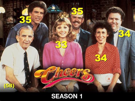 Ages of the cast of Cheers during the first season : r/80s