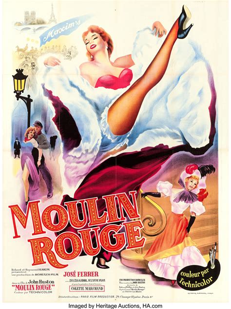 Moulin Rouge (Paris Film, 1953). French Grande (47" X 63").. ... | Lot #86823 | Heritage Auctions