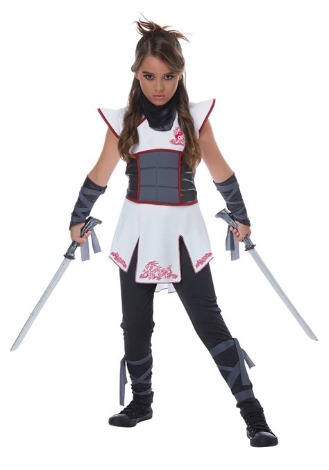 White Ninja Costume for Girls