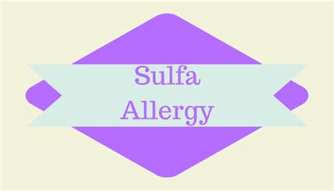 Sulfa Allergy Symptoms, Cause, Treatment & Food to Avoid | Ayur Times