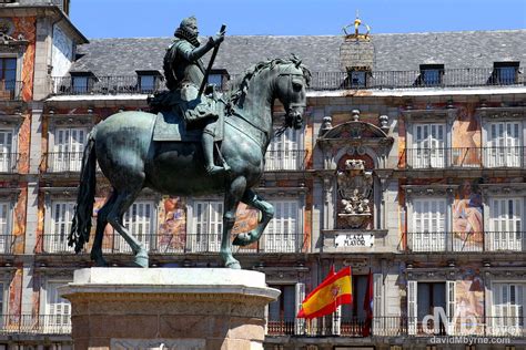 King Philip III Statue Plaza Mayor Madrid Spain - Worldwide Destination ...