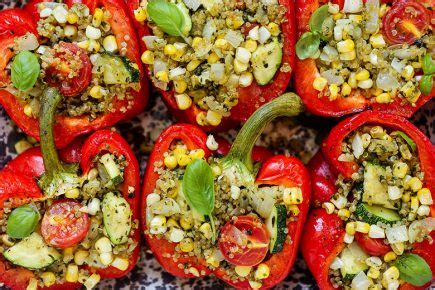 Summer Veggie and Quinoa Stuffed Peppers – Floating Kitchen