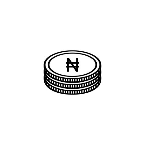 Nigeria Currency Symbol, Nigerian Naira Icon, NGN Sign. Vector ...