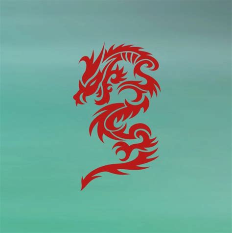 Dragon Dragon Decal Dragon Sticker Car Decal Car - Etsy