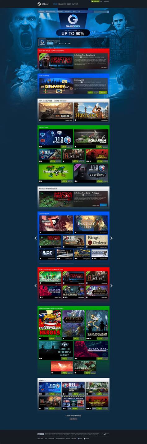 STEAM 2023 Games Operators Publisher Sale by 6500NYA on DeviantArt