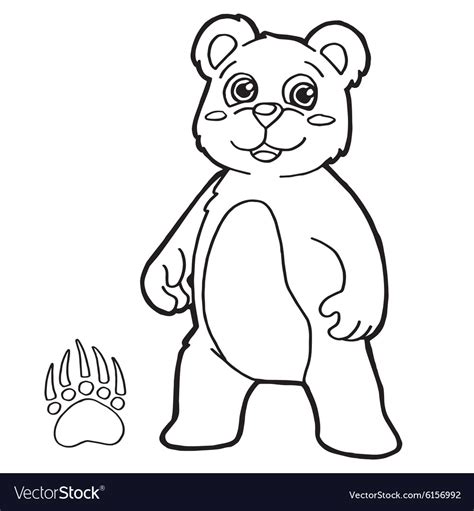 Large Polar Bear Paw Prints Coloring Pages