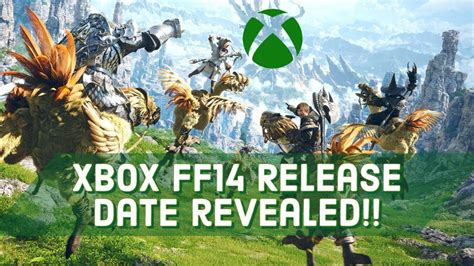 Final Fantasy 14 finally coming to the Xbox date revealed!! - YouTube