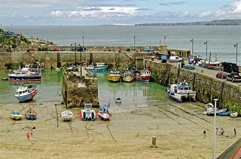 Newquay Harbour at Low Water Photograph by Rod Johnson - Fine Art America