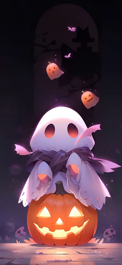 Halloween Cute Ghost & Pumpkin Wallpapers - Pumpkin Wallpapers