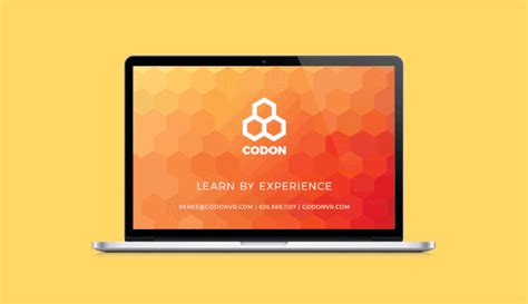 Website, Identity and Presentation design for Codon VR on Behance