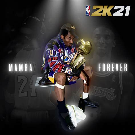 Kobe Bryant Illustration/2k21 Cover Mockup on Behance