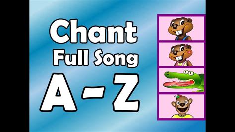 Alphabet Chant - FULL SONG - Preschool Kindergarten Video - YouTube