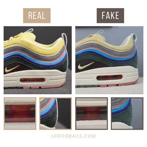 How To Spot Real Vs Fake Air Max 1/97 Sean Wotherspoon – LegitGrails