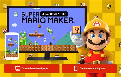Super Mario Maker Wallpaper Maker - Super Mario Wiki, the Mario encyclopedia