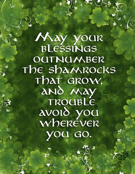 Irish Blessing Quote - Inspiration