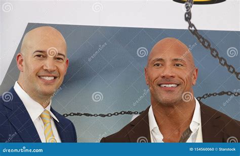 Dwayne Johnson and Hiram Garcia Editorial Image - Image of hollywood ...