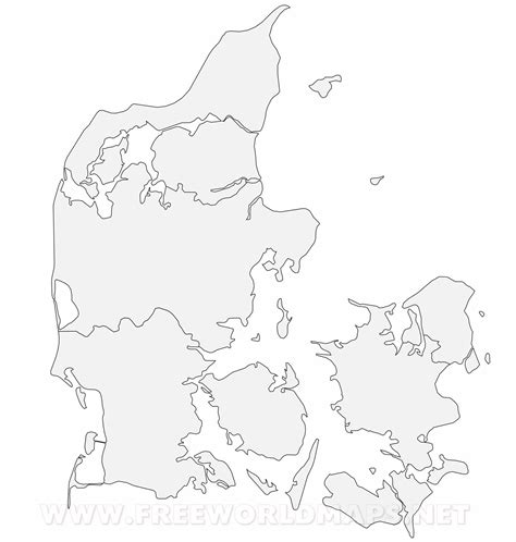 Denmark Political Map