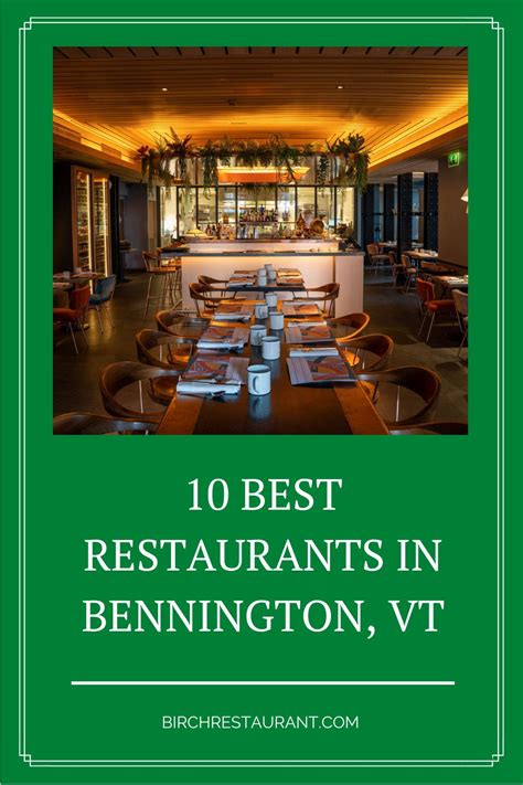 10 Best Restaurants in Bennington, VT