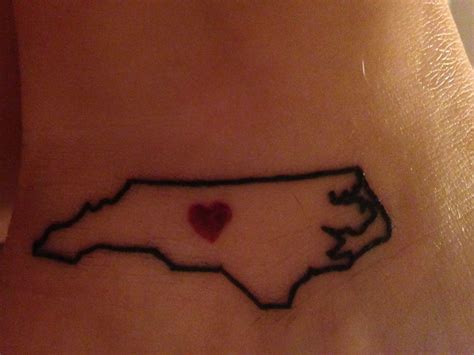 N North Carolina Tattoo Designs