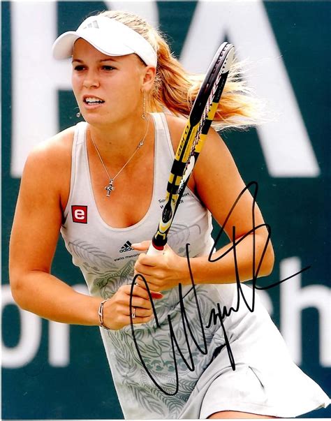 Autographed Caroline Wozniacki Photo - 8x10 - Autographed Tennis Photos ...