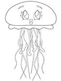 34+ Realistic Jellyfish Coloring Page PNG - COLORIST