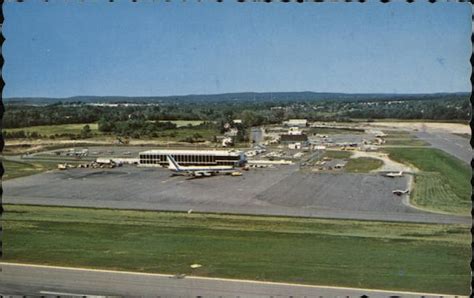 Municipal Airport Portland, ME Postcard