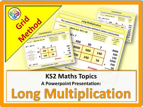 Long Multiplication - Grid Method KS2 | Teaching Resources