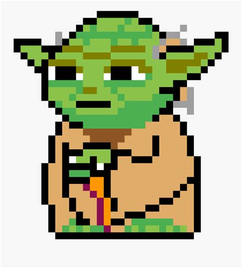 Star Wars Pixel Art Yoda , Free Transparent Clipart - ClipartKey