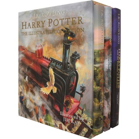 Harry Potter Hardback Illustrated Collection Book Box Set | BIG W | Harry potter book set, Harry ...