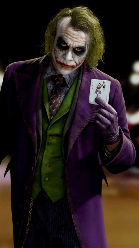 1080x1920 Joker Heath Ledger Flip It 4k Iphone 7,6s,6 Plus, Pixel xl ...