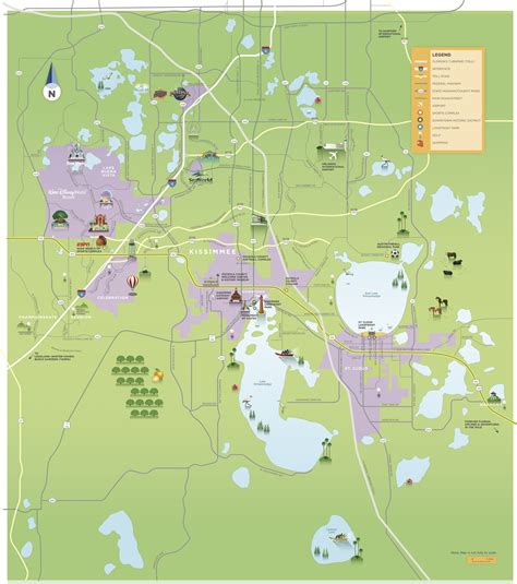 Maps & Area Guides | Experience Kissimmee - Central Florida Attractions ...