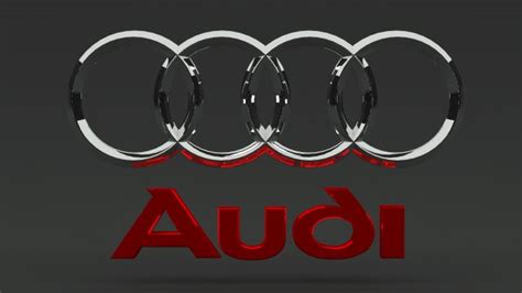 audi logo 3D Model in Sofa 3DExport