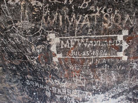 19th century inscriptions: Hueco Tanks State Park and Historic Site, Texas