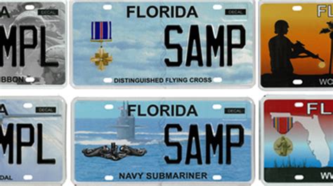 Six new license plates available for veterans and active military | WEAR