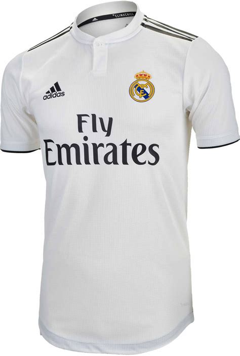 adidas Real Madrid Home Authentic Jersey 2018-19 - SoccerPro | Jersey ...