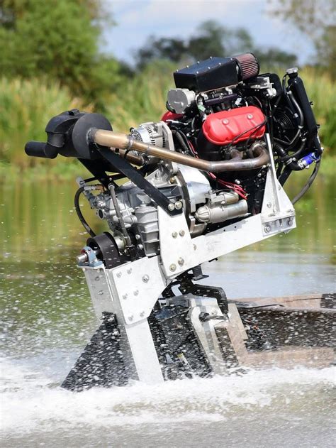 Rogue Propulsion surface drive boat with a Motus V4 Small Jet Boats ...