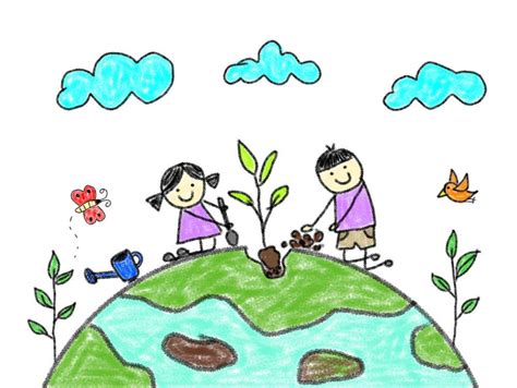 5 Ace children plant tree M sticker poster|save earth|save nature|globar warming|size:12x18 inch ...