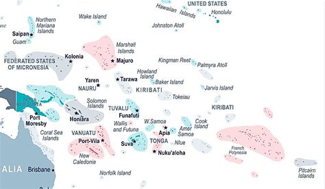 Which Island Countries Are Located In The Pacific Ocean? - WorldAtlas.com