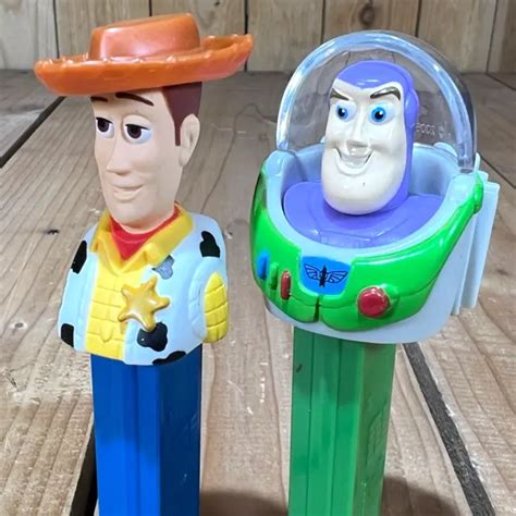 VINTAGE PEZ DISPENSER'S Woody and Buzz Lightyear Disney Pixar Toy Story $14.88 - PicClick