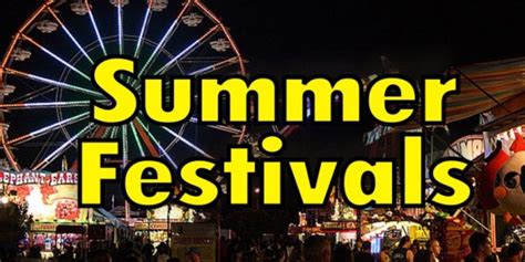 Summer Festivals - PanoramaNOW Entertainment News