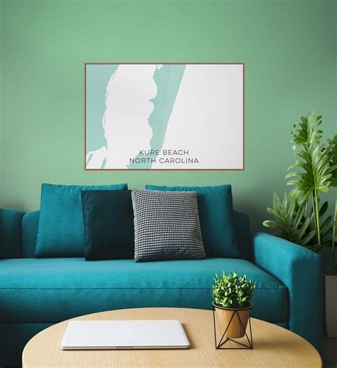 Kure Beach North Carolina Map • Kure Beach NC Custom Map – Mulberry Maps