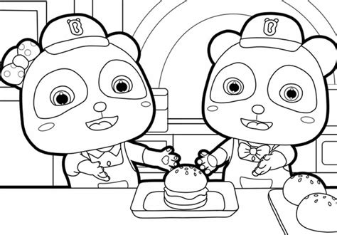 Babybus Kiki and Miumiu Coloring Pages - Free Printable Coloring Pages ...