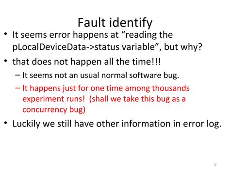 Concurrency bug identification through kernel panic log (english) | PPT