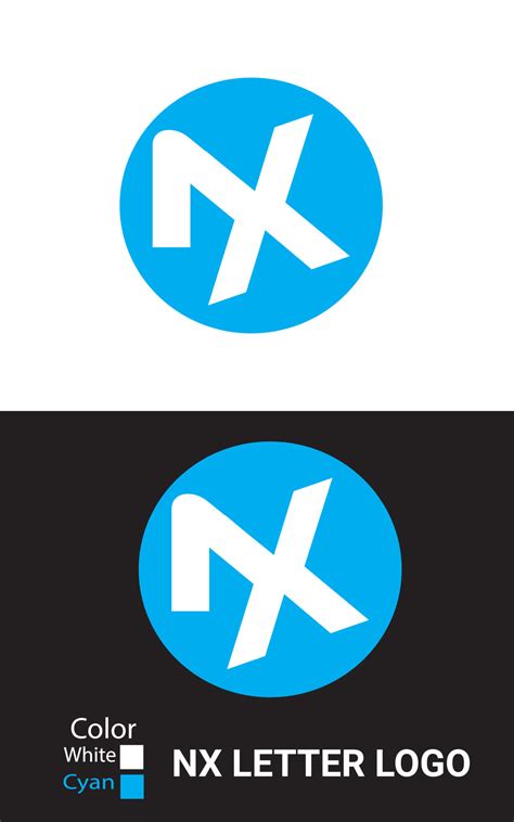 NX Letter Logo Design and vector template 24391525 Vector Art at Vecteezy