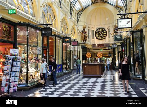 Clock in royal arcade melbourne hi-res stock photography and images - Alamy