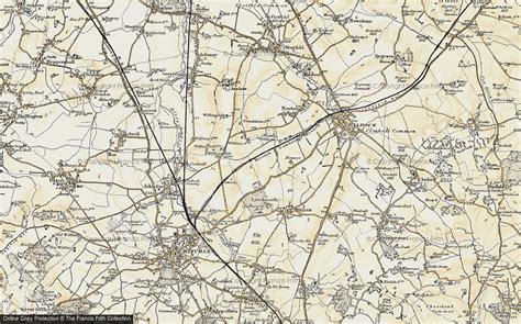 Historic Ordnance Survey Map of Letchworth Garden City, 1898-1899