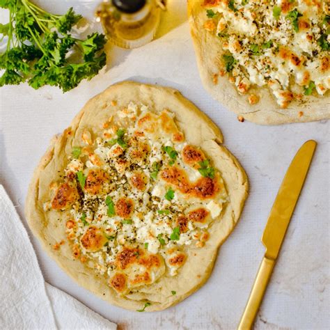 Manakish, Middle Eastern Flatbread with cheese - Anne Travel Foodie